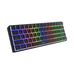 Klawiatura mechaniczna Genesis Thor 660 RGB Gateron Brown Czarny