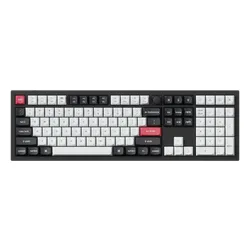 Klawiatura KEYCHRON Q6 HE Wireless Switch Gateron Double-Rail Magnetic Nebula Czarno-biało-czerwony