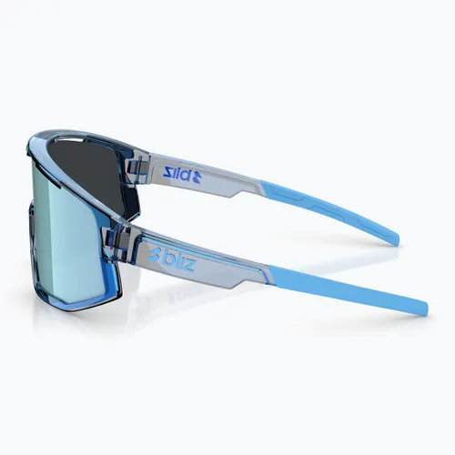 Okulary przeciwsłoneczne Bliz Fusion transparent blue/smoke ice blue multi