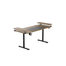 Biurko Ultradesk HIGHLANDER XXL 160cm Regulacja wysokości Brązowy