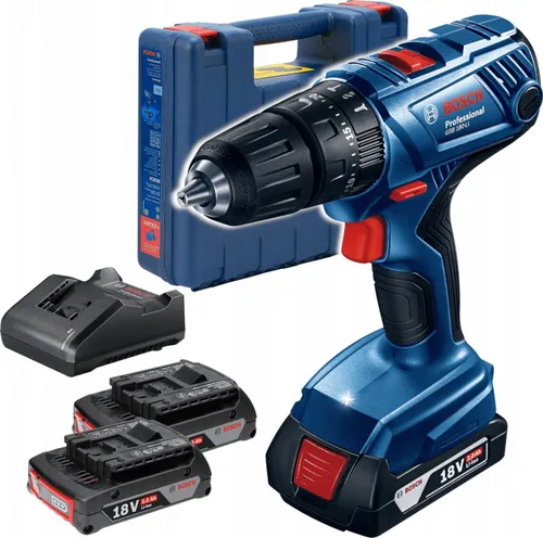 Bosch GSB 180-LI 18V Akülü Matkap 2 x Akülü Matkap 2 Ah (06019F8307)