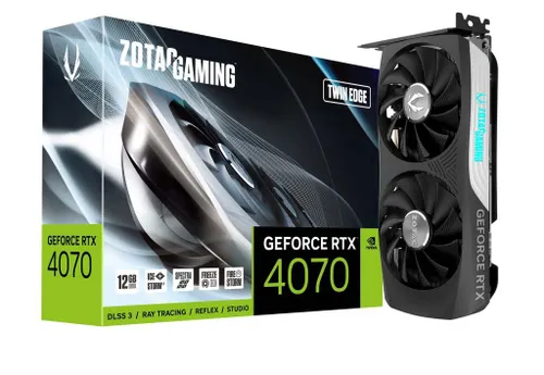 Karta graficzna Zotac GeForce RTX 4070 Twin Edge OC 12GB GDDR6X 192bit DLSS