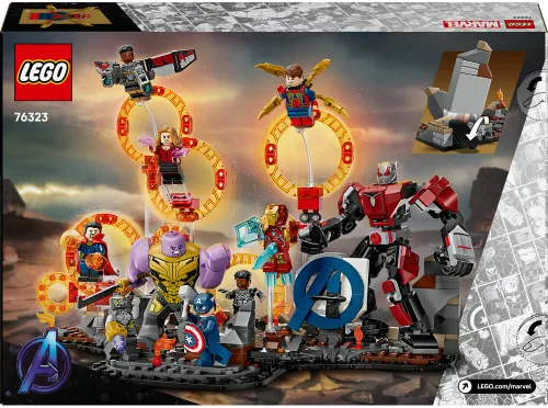LEGO 76323 Marvel Avengers Koniec gry — ostateczna bitwa