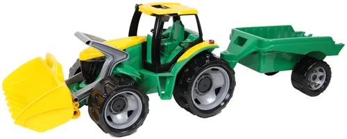 Traktor LENA Maxi Ciągnik z łyżką i przyczepką