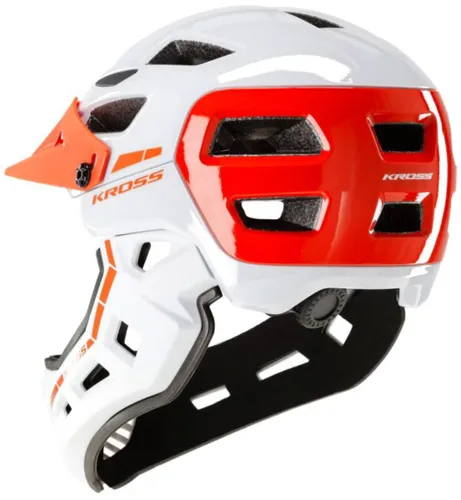 Kask rowerowy KROSS Salti FF Szary dla Dzieci (rozmiar S)
