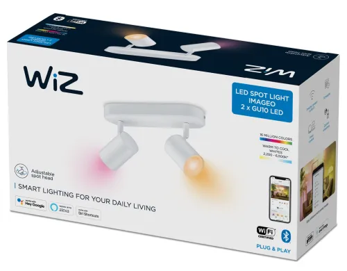 Reflektor WiZ Imageo 2x GU10 LED Biały