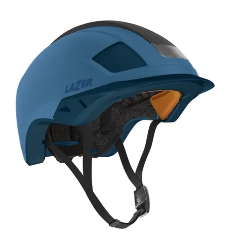 Kask rowerowy LAZER Next KinetiCore Niebieski Miejski z lampką (rozmiar S)