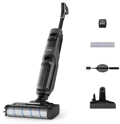 Bezprzewodowy odkurzacz myjący Tefal X-Clean 4, 50 min, samoczyszczenie