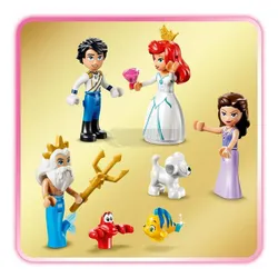 LEGO Disney 43299 Królewska łódź weselna Arielki, zestaw klocków 6+