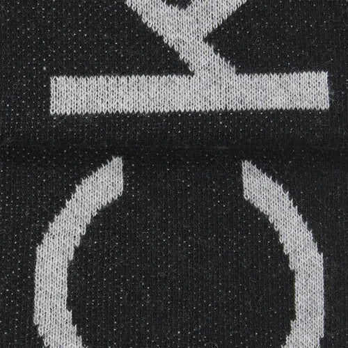 Calvin Klein eșarfă Logo Reverso Tonal eșarfă 40x180 K60K611117 CK Negru BAX