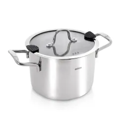 Garnek ze stali nierdzewnej z pokrywką VENICE 2,3 l