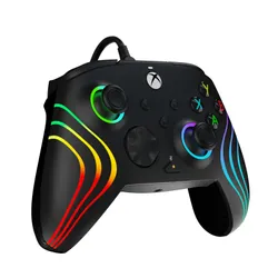 PDP Pad Afterglow Wave Black для Xbox-проводная