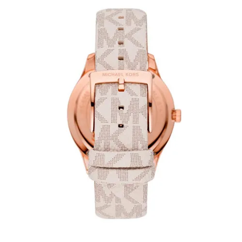 Michael Kors Runway Mk6980 White / Rose Gold Saati