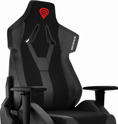 Fotel Genesis Nitro 650 Gamingowy do 150kg Skóra ECO Tkanina Czarny