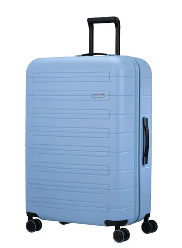 American Tourister'ın Büyük Genişletilmiş bavulu Novastream-pastel blue