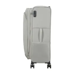 Walizka duża poszerzana Samsonite Popsoda - light grey