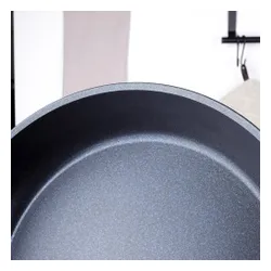 Patelnia diamentowa nieprzywierająca ze szklaną pokrywką DIAMANT 28 cm