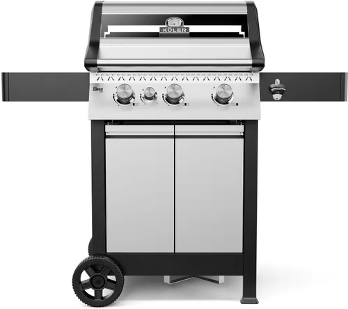 Grill gazowy KOLER Krone Compact Srebrny 15.5 kW 60 x 46 cm