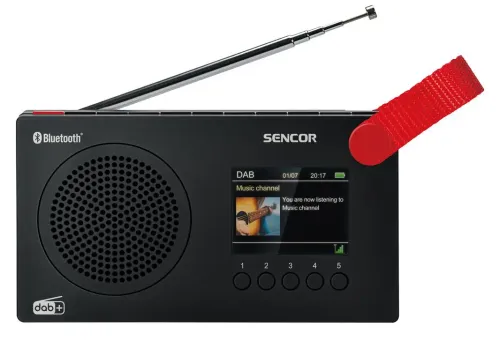 Radioodbiornik Sencor SRD 7757BK Radio FM DAB+ Bluetooth Czarny