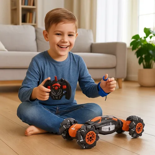Samochód RC Twister 4x4 sterowany gestami I pilotem 2,4 GHz, terenowy, niebieski lub pomarańczowy