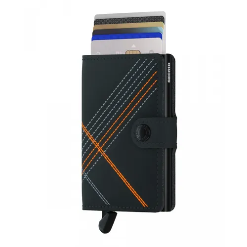 Miniwallet Secrid Stitch Linea-orange Cep Cüzdanı