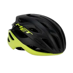 Kask rowerowy MET Estro Mips black/lime yellow metallic matt glossy