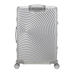 Walizka duża American Tourister Soundbox Alu - silver