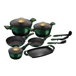 Zestaw garnków BERLINGER HAUS Emerald Collection BH/6066 (12 elementów)