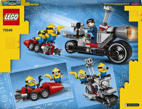 LEGO Minions durdurulamaz motosiklet kaçıyor (75549)