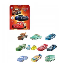 Mattel Disney Pixar Cars Auta Zestaw 10 sztuk Metalowych Aut