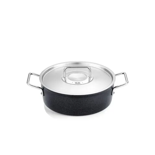FISSLER Adamant 24 cm - garnek aluminiowy z pokrywką