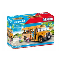 Строительные блоки Playmobil City Life 70983 школьный автобус