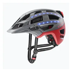 Kask rowerowy UVEX Finale Light 2.0 silver/red matt