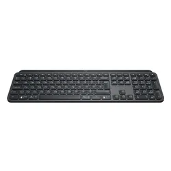 Klawiatura Logitech MX Keys bezprzewodowa 100% (full-size) podświetlana szara