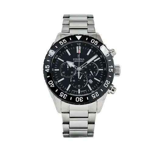 Часы Festina Cermaic Chrono F20575/3 Серебристый