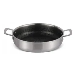 Garnek stalowy niski z powłoką nieprzywierającą plaster miodu 28cm 4l 7678