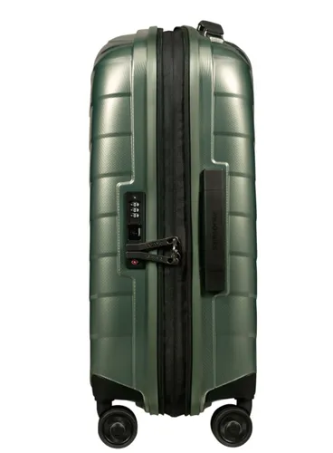 Маленький расширяемый чемодан Samsonite Attrix 55 см (20/23 см) - basil green