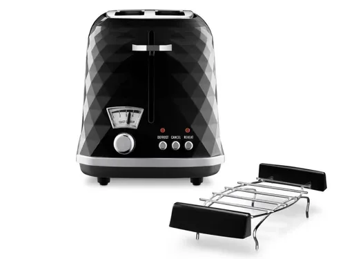 Ekmek kızartma makinesi DeLonghi Brillante CTJ 2103.BK 900w siyah