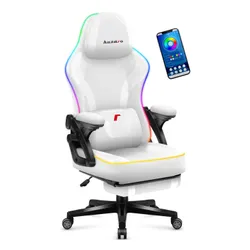 Fotel HUZARO Force 4.6 RGB Biały