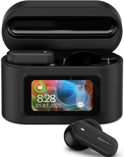 Słuchawki dokanałowe PHILIPS TAT6000BK/00 ANC Czarny