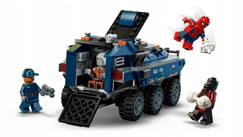 LEGO Spider Man 76349 Pościg Spider-Mana za więźniarką, zestaw klocków 8+
