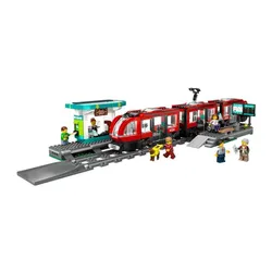 LEGO City 60423 городской трамвай со станцией