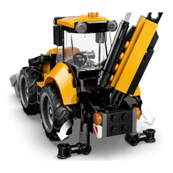 LEGO City 60480 Żółta koparko-ładowarka, zestaw klocków 7+