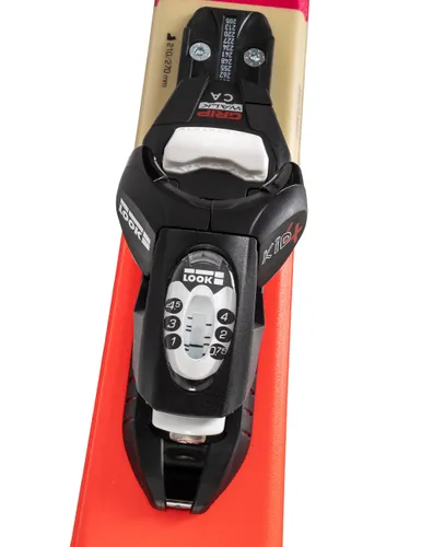 Narty zjazdowe dziecięce ROSSIGNOL TERRAIN + wiązania LOOK XPRESS 4 z GRIP WALK - Długość (cm) - 92