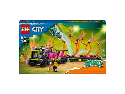 LEGO City 60357 Stunt Challenge-Kamyon ve Çemberler