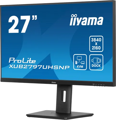Monitor IIYAMA ProLite XUB2797UHSNP-B1 27" 3840x2160px IPS 4 ms [GTG] + Norton Small Business