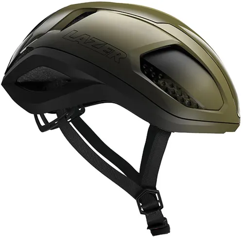 Kask rowerowy LAZER Vento KinetiCore Czarno-zielony Szosowy z możliwością zamontowania lampki (rozmiar M)