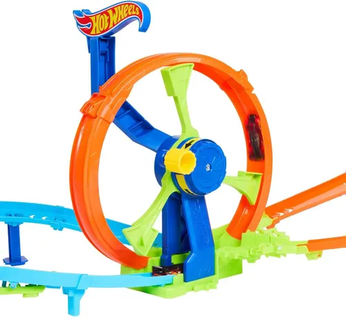 Tor Hot Wheels Let's Race Wyścigowa turbo pętla JBX65