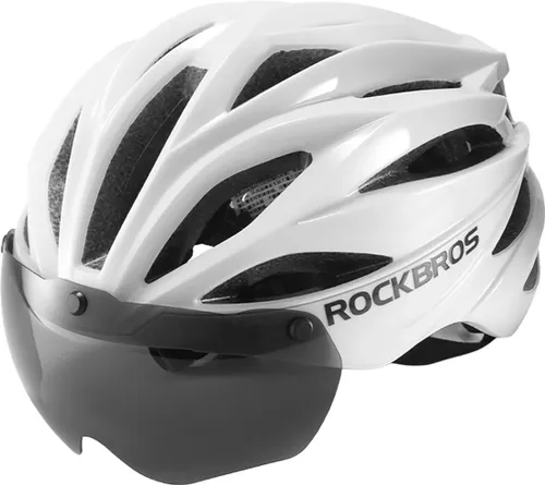 Kask rowerowy ROCKBROS 8386824304060 Biały Szosowy (rozmiar 58-62)