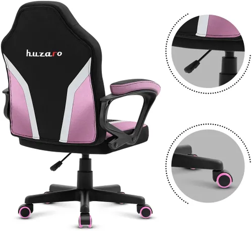 Fotel HUZARO Ranger 1.0 Mesh Różowy